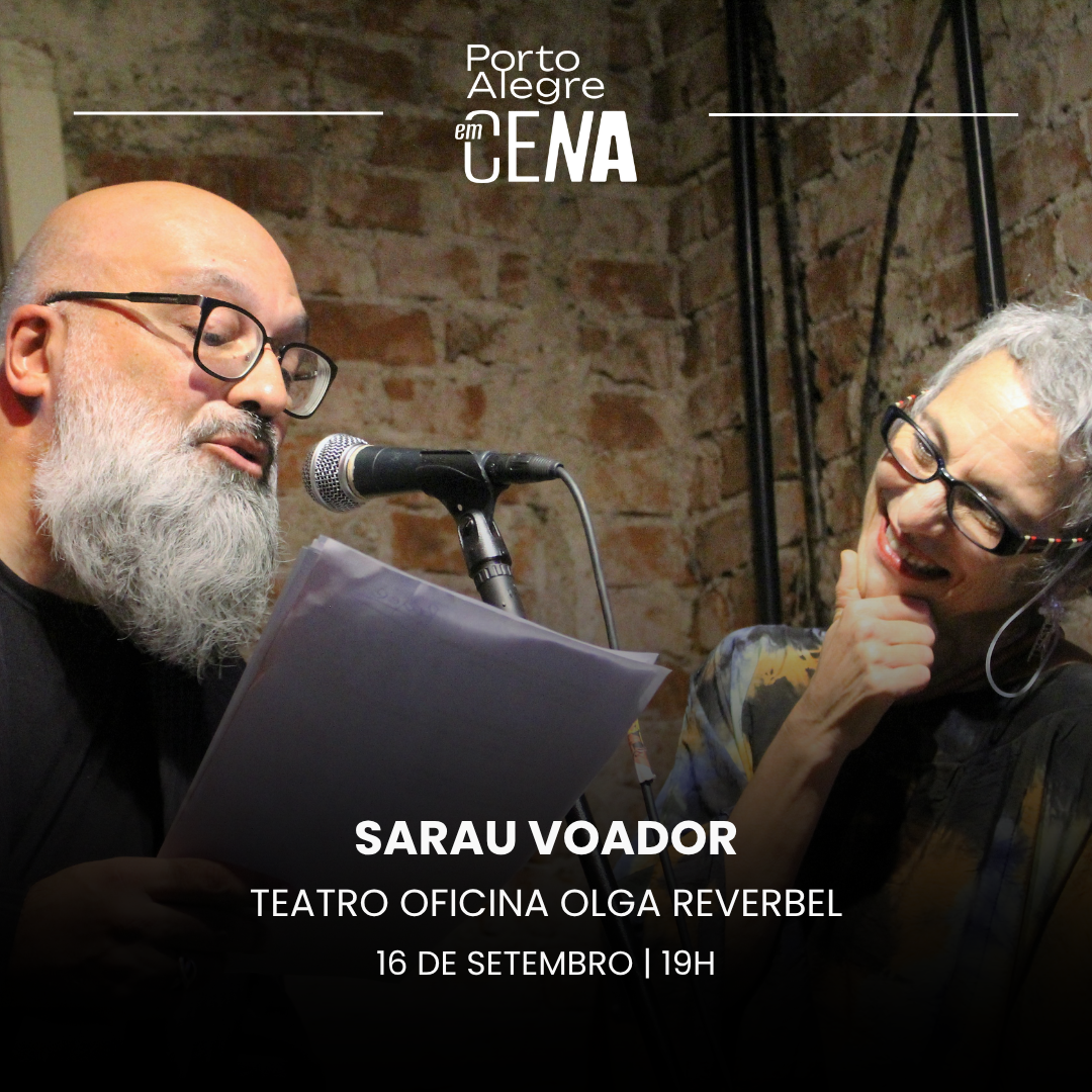 Sarau Voador - Literatura e Improvisos Transcriados - Para Caio F.